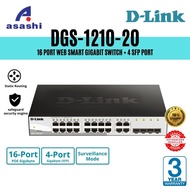 D-Link DGS-1210-20 16 Port Web Smart Gigabit Switch + 4 SFP Port