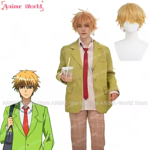 《Custom Size》Anime Maid Sama! Kaichou Wa Maid-sama! Usui Takumi JK Style Party Dress Halloween Costu