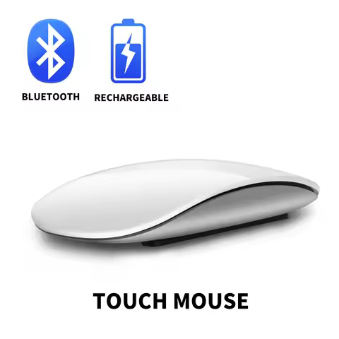 Bluetooth 4.0 Wireless Mouse Rechargeable Silent Multi Arc Touch Mice Ultra-thin Magic Mouse For Lap
