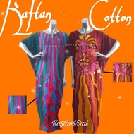 Kaftan cotton Premium  Brand MATAHARI BY terengganu Baju Kelawar Cotton