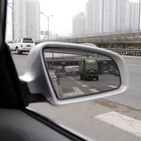 Car Mirrors For Audi A6 C6 A4 B6 B7 A3 mirror Rearview mirror reflector electric heating glass OEM：8