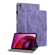 For Lenovo Tab M10 5G 10.6 Inch 2023 TB-360ZU TB-360XU Cute Tiger Solid Flip Case Shockproof Foldable Stand Tablet Case