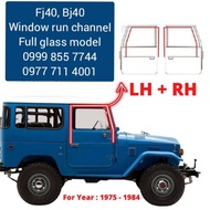 fj40 L+R window rubber bj40 fj45 bj45 land cruiser run channel karl cruiser