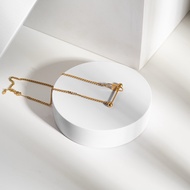 Basal Rhea Necklace Gold - Necklace