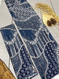 Kain Batik Meteran Modern Bahan Katun Panjang 2 Meter Batik Printing Motif Bambu Wulung Kain Bahan B