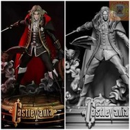 1/10惡魔城阿魯卡多GK白模3d打印惡魔城月下夜想曲阿魯卡多手辦