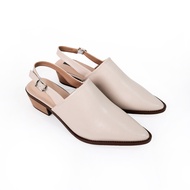 Seira - Viva Clogs รองเท้ารัดส้น หัวแหลม ส้นสูง 1นิ้ว หนังนิ่ม