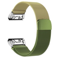 22mm 26mm Quickfit Dây Đeo Đồng Hồ Thông Minh Garmin Fenix 8 51mm 47mm Thép Không Gỉ Từ Dây Đeo Mila