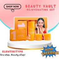 Beauty Vault Rejuvenating Set Glass Skin | Kojic Soap, Toner, Night Cream and Sunscreen