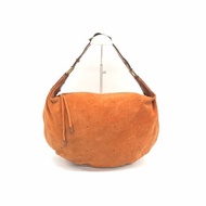 Louis Vuitton lv 橘色 全麂皮 餃子 肩背包
