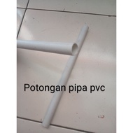 Pvc pipe pieces measuring 3/ 4 in length 10cm - 125cm pralon/ pvc pipe/