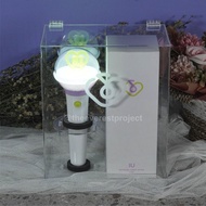 ACRYLIC BOX Lightstick CONTAINER IU X BOX ACRYLIC RACK IU AND CARDBOARD ENTRY