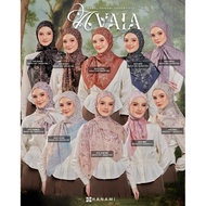 HANAMI HIJAB| BAWAL HANAMI HIJAB| BAWAL COTTON VOILE| BAWAL WANGI AWNING ON POINT| HIJABS BY HANAMI