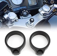15mm Handle Bar Riser Handlebar Mounting Clamp Black Fit For HONDA CBR1100XX Super Blackbird 96-22 4