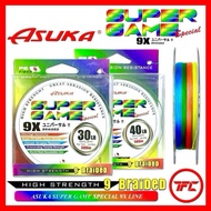 ASUKA Super Game Special 9X Braided Line 300m 500m Multicolor Fishing Braid PE X9 Jigging Casting Br