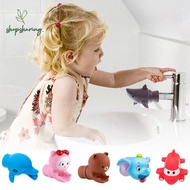 SHOPSHARING Cartoon Faucet Extender, Bathroom Sink Children Washing Hand Animal Faucet Extender, Dur