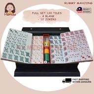 RUMMY MAHJONG SET LAMI MAHJONG 120 TILES 4PLAYER