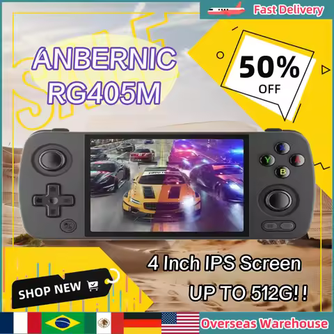 ANBERNIC RG405M Portable Retro Handheld Game Console Open Source Android 12 System Video Handheld Ga