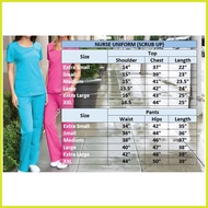 ▮ ☍ ↂ Nurse Uniform for Women (Chinese Collar) [Cotton Twill]