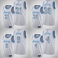 BKB N-BA Jersey Los Angeles Lakers Smith Howard Caruso Rondo Classic Basketball Shirt Sports Vest Wh