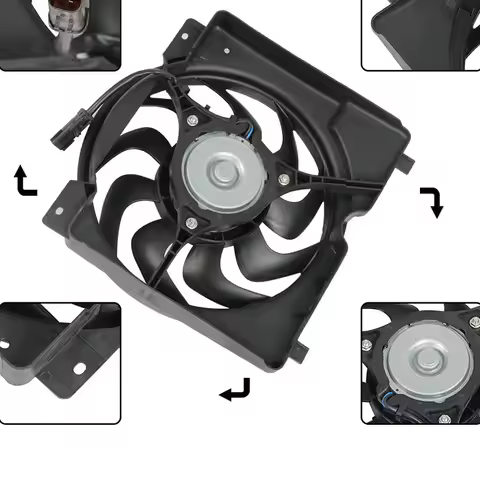 For Jeep Cherokee XJ 1997-2001 4.0L Radiator Cooling Fan Assembly OE 67400782 52028337AC Direct Repl