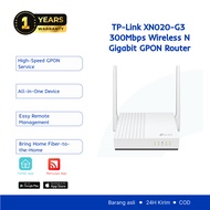 TP-Link XN020-G3 300Mbps Wireless N Gigabit VoIP GPON Wi-Fi Router 2 Fixed Antennanas