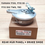 Y100 Y110 Y80 SS2 REAR BRAKE HUB PANEL SET HUB BREK COVER BELAKANG SPORT Y110SS SS110 SS TWO BREK HU
