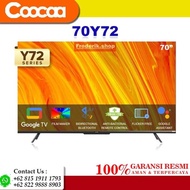 Google TV COOCAA 70 Inch Smart LED TV - Flicker Free COOCAA 70Y72