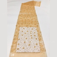 Plum Blossom Sequin Beaded Dress - Embroidered Fabric, Perfect for Weddings