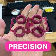 Small Maroon Narrow Tire by Precision / Project S - Rep Tamiya 95649 / 95634