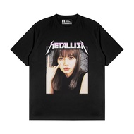 Metallisa t-shirt / metallicakaos band t-shirt/ Blackpink lisa t-shirt/ Blackpink pun music t-shirt/
