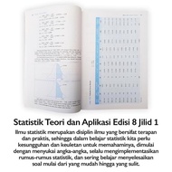HOT Statistics Book Theory and Application Volume 1 2 Ed 8 J Supranto Erlangga