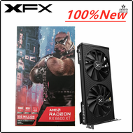 [Seui43] 6600XT XFX RX 6600 XT 8GB การ์ดจอ6500 XT GPU Radeon RX6600 RX6600XT GDDR6การ์ดจอเดสก์ท็อปพี