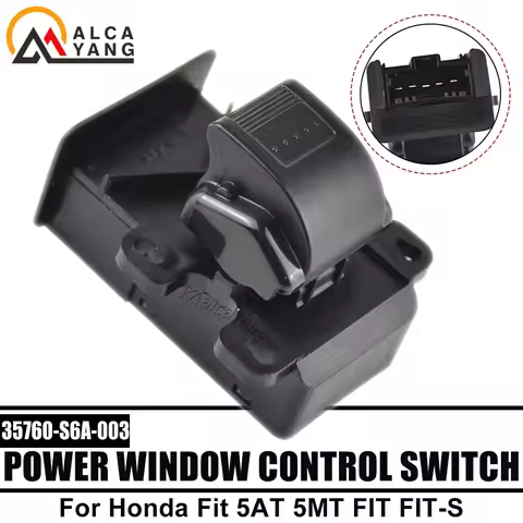 Passenger Side Power Master Window Control Switch For HONDA FIT JAZZ CITY 2003 2004 2005 2006 2007 2