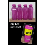 Tupperware Eco Bottle 750ml Set
