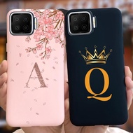For Oppo A73 A93 Case Cute Crown Letters Cover Soft Silicone Phone Case For Oppo A93 A 73 93 OppoA73