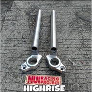 NUI ALLOY NAKED HIGHRISE HANDLE BAR RAIDER FI / CARB