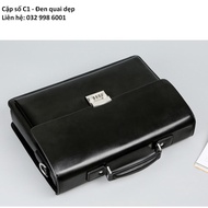 Leather pair with lock number CK03 black C1