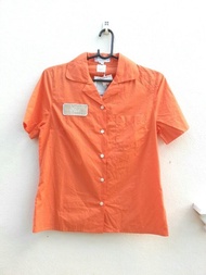 PAUL & JOE 設計師款純棉短袖襯衫 尺寸 1 S 號。
