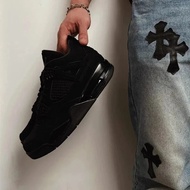 [Top Version] Jordan/Jordan Air Jordan AJ4 "black Cat" black Cat Basketball Shoes Sneakers CU1110-01