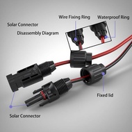 XT60 Adapter to Solar Connector Cable 12AWG 25FT, XT60 to Solar Panel Extension Cable 12 Gauge 7.62m