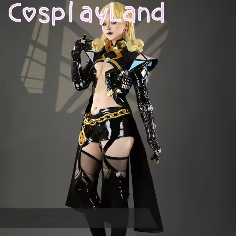 Game Rivals High Quality Emma Frost Cosplay Costume Full Set PU Leather Outfit Halloween Women Suit 