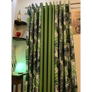 WindowStyleMNL 3in1 "Ivy Green" Curtain 5-8 feet