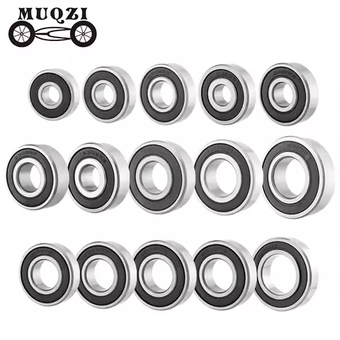 MUQZI 4PCS Hub Bearing 608RS 6000RS 6001RS 6002RS 6003RS 6200RS 6201RS 6202RS 6203RS 6300RS Bike Fro