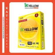 Kertas IK Yellow 80gsm (450/500 Helai) & IK Eco 80gsm (500 Helai) – 1 Rim / Copier A4 PAPER REAM