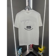 2026 EVISU Baharu Baju-T Bercetak Lelaki dan Wanita Baju-T Bergaya T-shirt Perniagaan Ulang-alik Baj