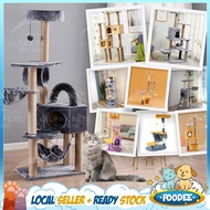 POODEE PETS Malaysia 130cm Height Premium Large Cat Tree Cat Condo Bed Scratcher House Cat Tower Hammock Cat Tree