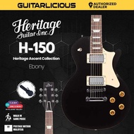 Heritage Standard Collection H-150 Electric Guitar with Case, Ebony