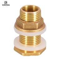 [SONONIA] Brass Water Tank Connection  Fixed Connection DN15 DN20 DN25 Flushing connector kit