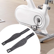 [bonprix7g] 2 Pieces Exercise Bike Pedal Strap Black,Replacement Indoor Fitness Equipment